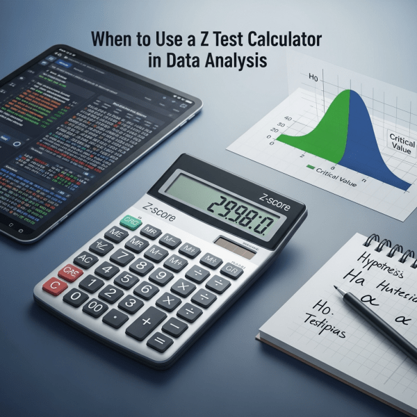 When to Use a Z Test Calculator in Data Analysis